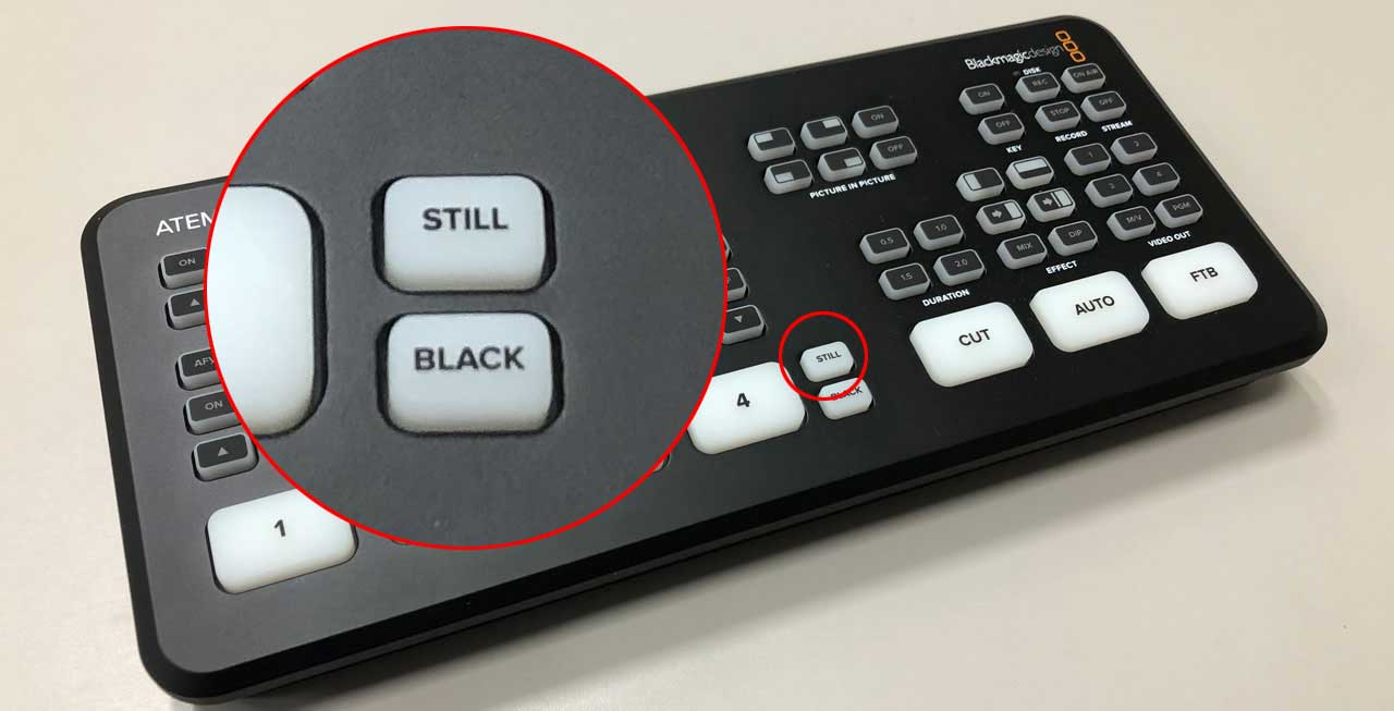 ATEM Mini Pro STILL機能