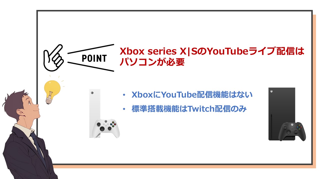 Xboxのゲーム配信のポイント